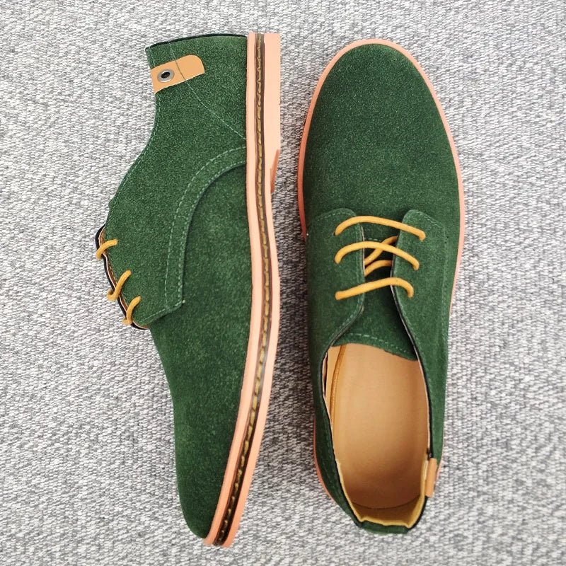Scarpe Da Uomo In Pelle Scamosciata Primaverili Oxford E Sneakers Classiche Scarpe Eleganti Comode Grandi Misure 2025