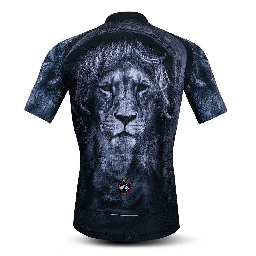 Maglia Ciclismo Estiva Uomo Traspirante A Maniche Corte Con Tasche Per Mountain Bike