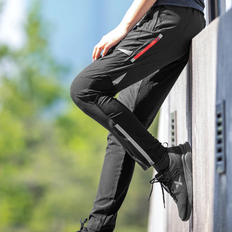 Rockbros Pantaloni Da Ciclismo Leggeri E Comodi Uomo Donna Primavera Estate Traspiranti Alta Elasticità Riflettenti