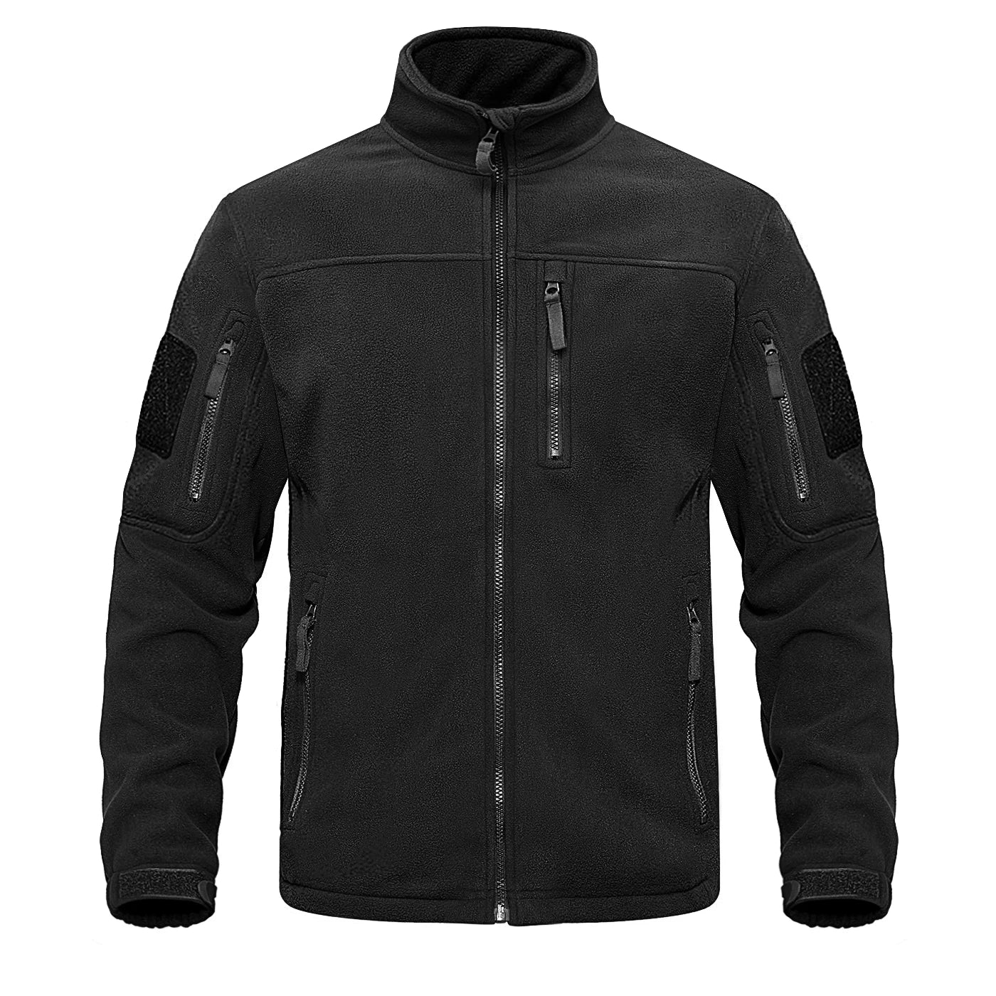 Tacvasen Giacca In Pile Full Zip Verde Da Uomo Con Tasche Con Cerniera Termica Per Lavoro E Escursionismo Outwear