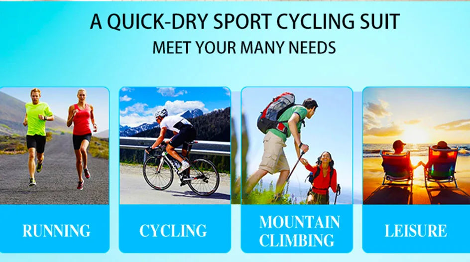 Keyiyuan Maglia Ciclismo Uomo Maniche Corte Estate Per Gara Triathlon MTB Abbigliamento Sportivo Bici