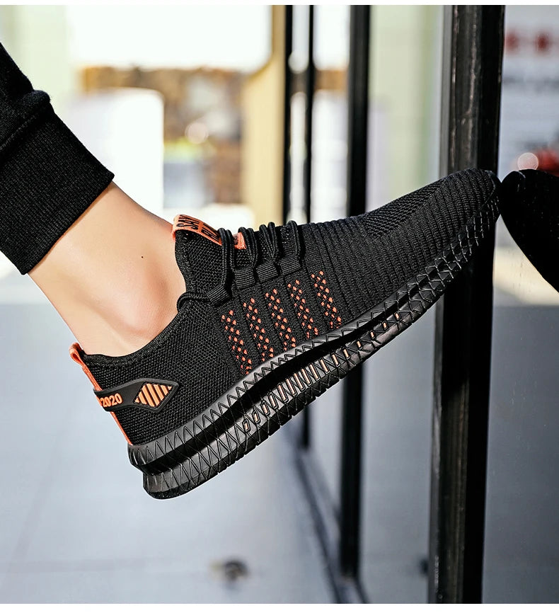 Scarpe Da Ginnastica Alla Moda Da Uomo Leggere Traspiranti Scarpe Da Passeggio Stringate Casual Calzature Maschili