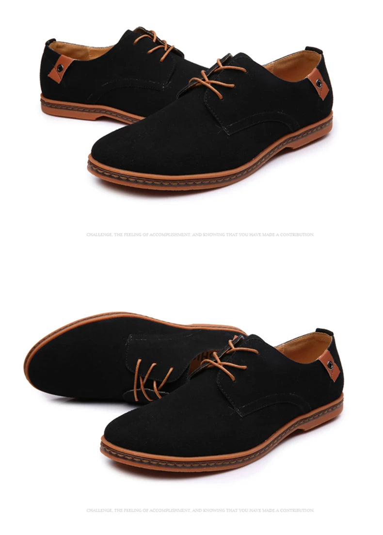 Scarpe Da Uomo In Pelle Scamosciata Primaverili Oxford E Sneakers Classiche Scarpe Eleganti Comode Grandi Misure 2025