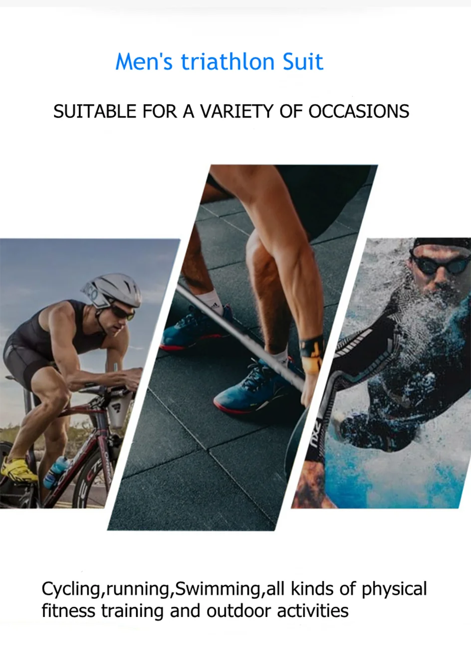 Keyiyuan Maglia Ciclismo Uomo Maniche Corte Estate Per Gara Triathlon MTB Abbigliamento Sportivo Bici