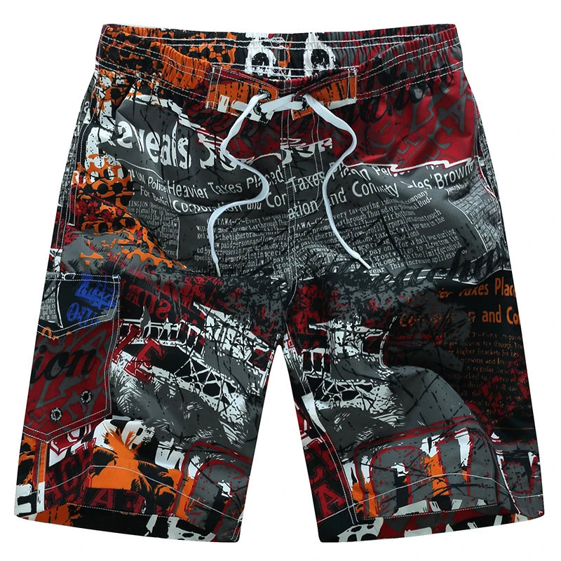 Pantaloncini Da Surf Da Uomo Bermuda Costumi Da Bagno Taglie Forti 4XL 5XL 6XL Asciugatura Rapida Verde Giallo Rosso