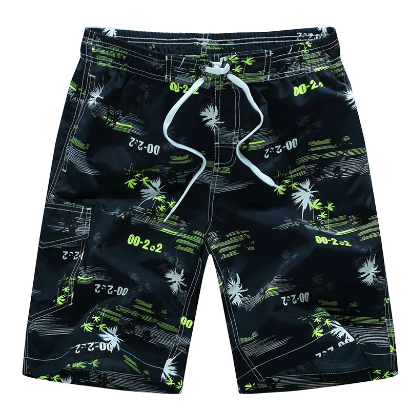 Pantaloncini Da Surf Da Uomo Bermuda Costumi Da Bagno Taglie Forti 4XL 5XL 6XL Asciugatura Rapida Verde Giallo Rosso