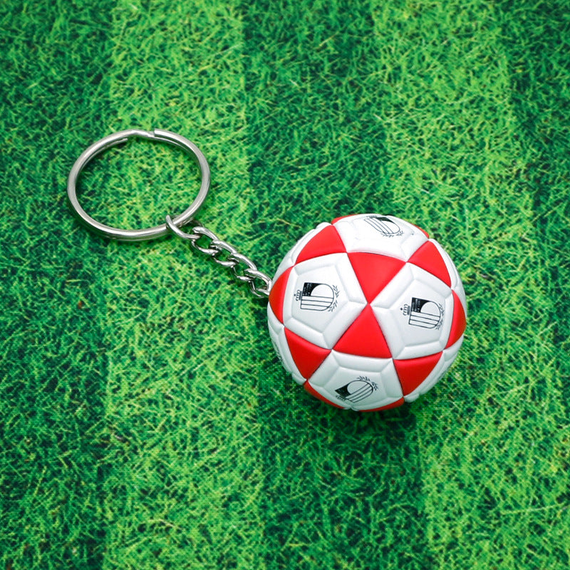 Ciondolo Portachiavi Calcio Souvenir Per Fan Regalo Piccolo Per Attività Scolastiche E Accessori Fai Da Te