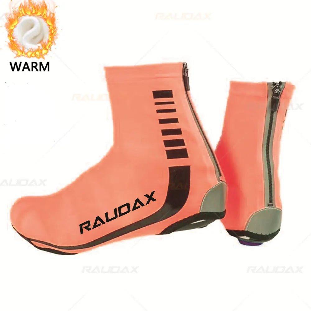 Copriscarpe Termici Invernali Raudax Antivento Per MTB Strada Equitazione All Aperto