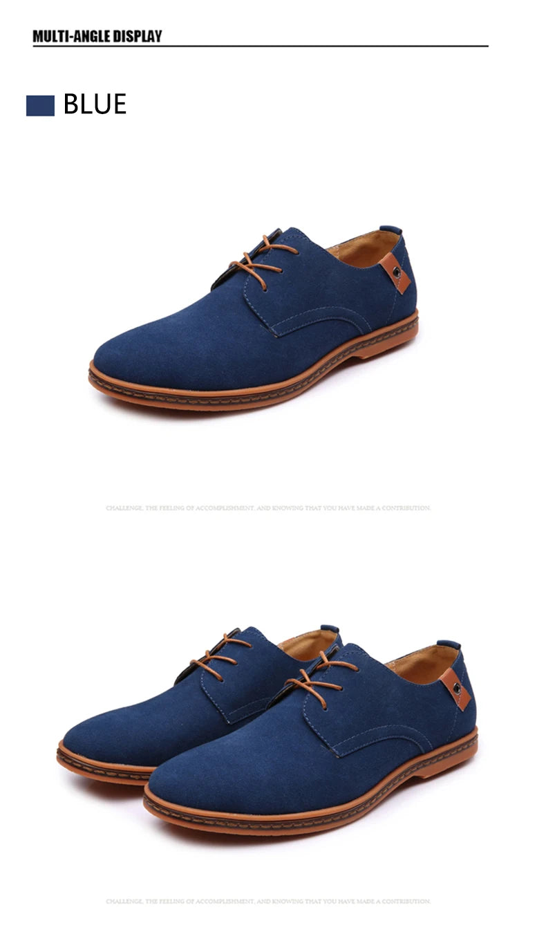 Scarpe Da Uomo In Pelle Scamosciata Primaverili Oxford E Sneakers Classiche Scarpe Eleganti Comode Grandi Misure 2025