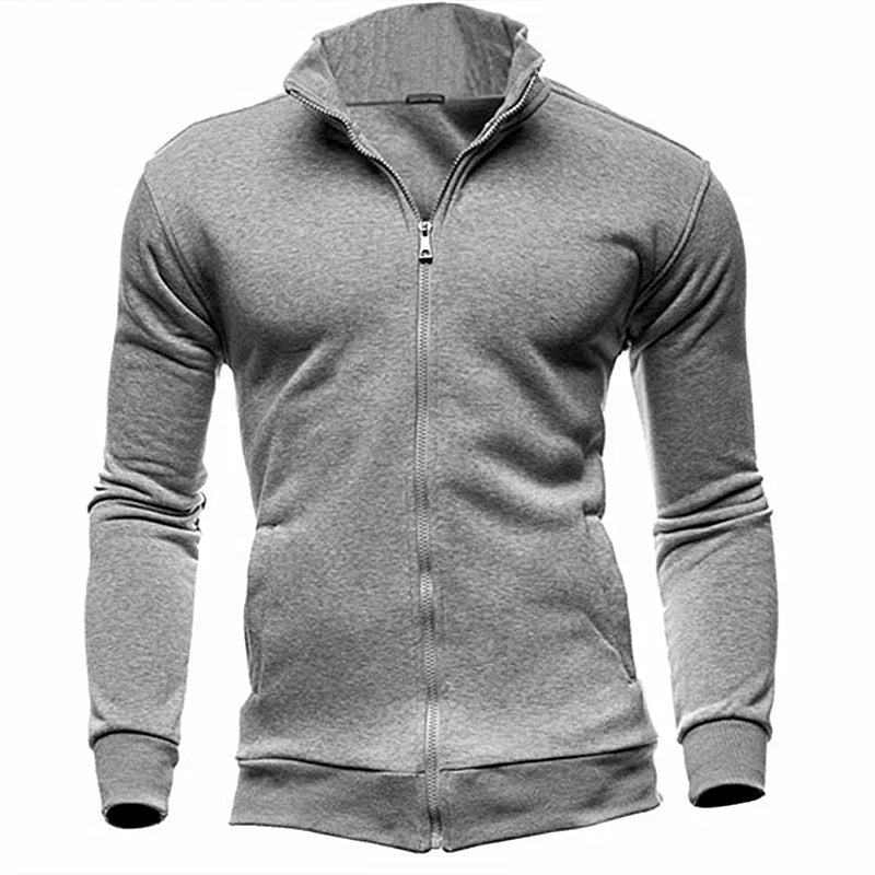 MRMT 2026 Nuove Felpe Da Uomo Senza Cappuccio Con Zip Frontale E Collo Alto Pullover Maschili