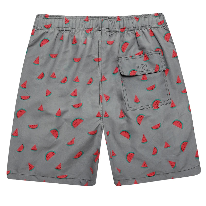 Pantaloncini Uomo Ad Asciugatura Rapida A Righe Verticali Traspiranti Con Fodera In Rete Taglie Forti Spiaggia Surf