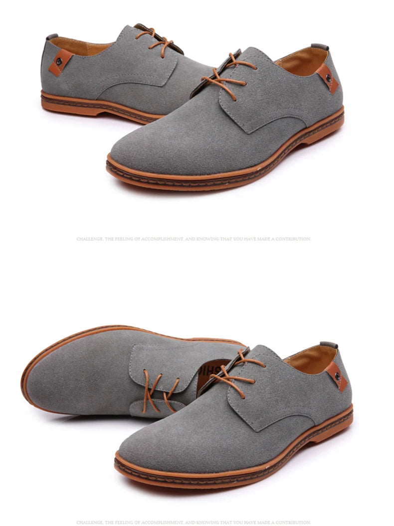 Scarpe Da Uomo In Pelle Scamosciata Primaverili Oxford E Sneakers Classiche Scarpe Eleganti Comode Grandi Misure 2025
