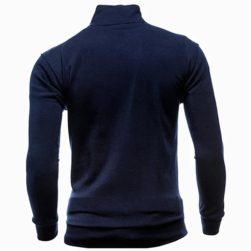 MRMT 2026 Nuove Felpe Da Uomo Senza Cappuccio Con Zip Frontale E Collo Alto Pullover Maschili