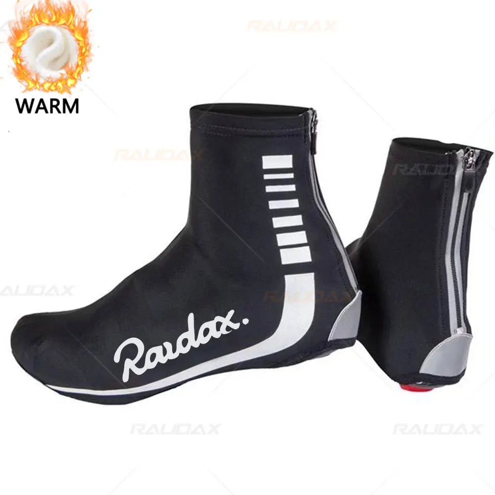 Copriscarpe Termici Invernali Raudax Antivento Per MTB Strada Equitazione All Aperto