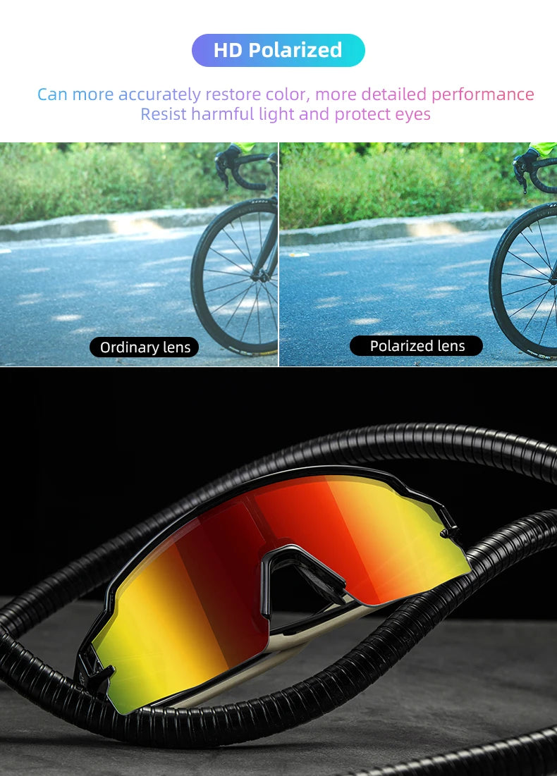 Rockbros Occhiali Da Ciclismo Fotocromatici Con Montatura Integrata Per Miopia Polarizzata Occhiali Da Sole Uomo Donna