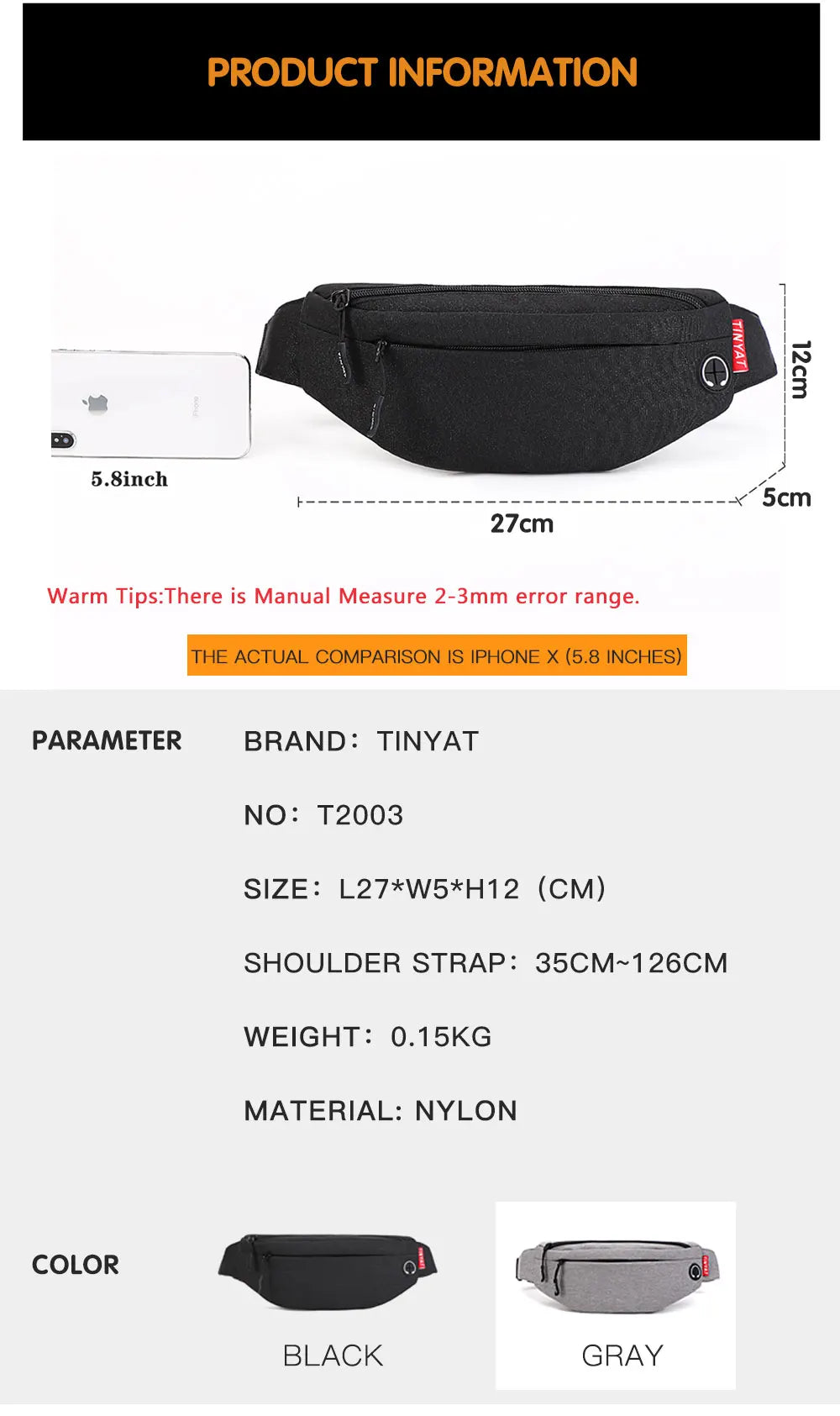Marsupio Da Uomo Borsa Da Viaggio Cintura Per Telefono Grande Casual Fanny Banana Bag Tasche Sui Fianchi