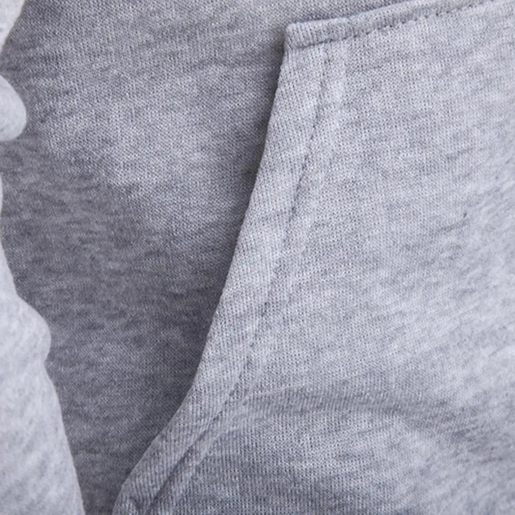 Felpe Da Uomo Autunnali Con Cappuccio Zip Slim Fit Giacca Maniche Lunghe Abbigliamento Maschile