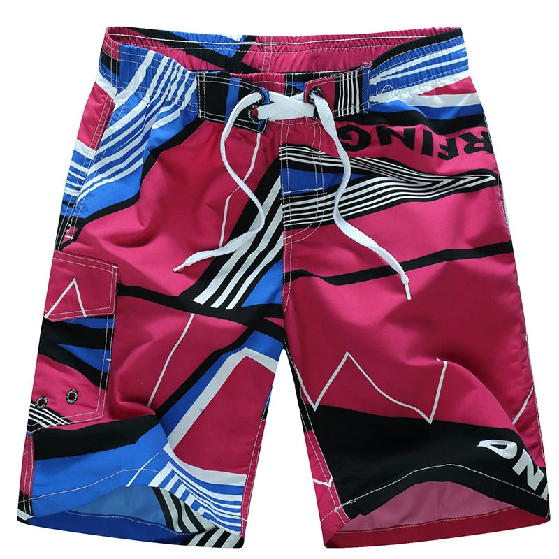 Pantaloncini Da Surf Da Uomo Bermuda Costumi Da Bagno Taglie Forti 4XL 5XL 6XL Asciugatura Rapida Verde Giallo Rosso