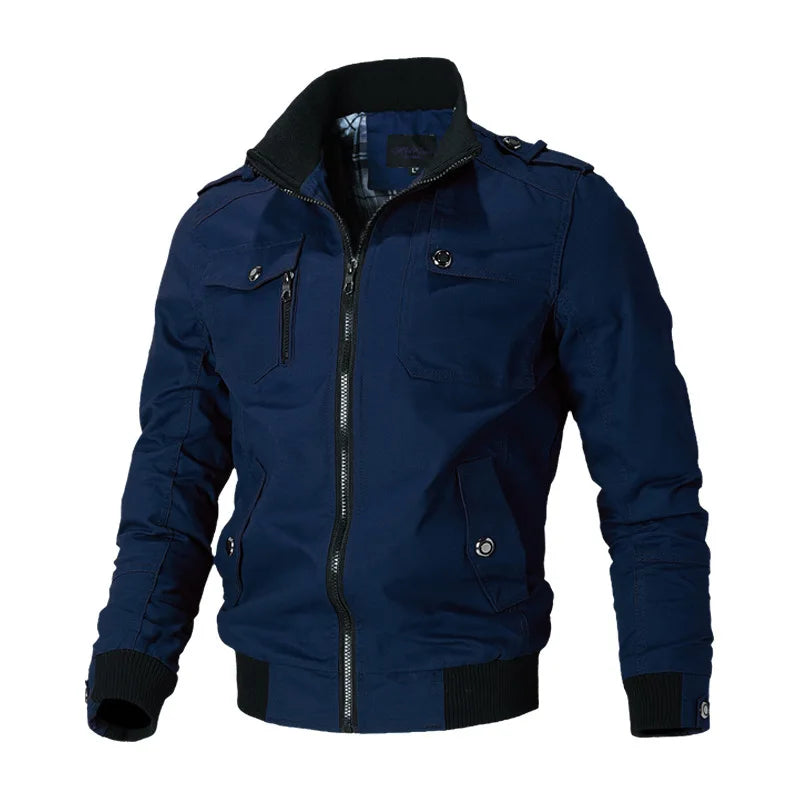 Giacca Bomber Da Uomo Moda Giacca A Vento Casual Cappotto Da Uomo Primavera Autunno Slim Capispalla Caldo