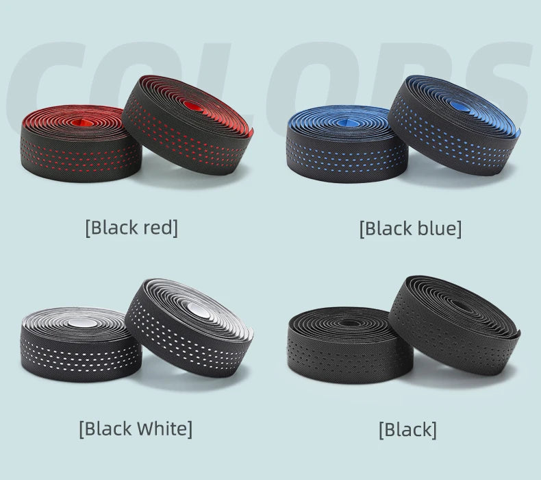 ROCKBROS Nastro Manubrio PU Eva Antiscivolo Morbido Traspirante Antiurto MT Impugnature Per Biciclette Ciclismo