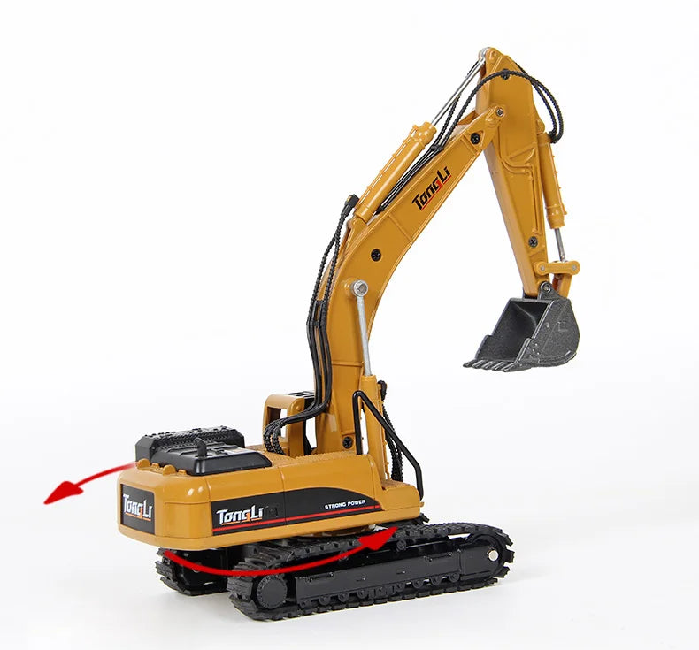 Set Veicoli Da Costruzione In Metallo Scala 1 50 Autocarro Con Cassone Escavatore Trattore Per Appassionati Di Costruzioni