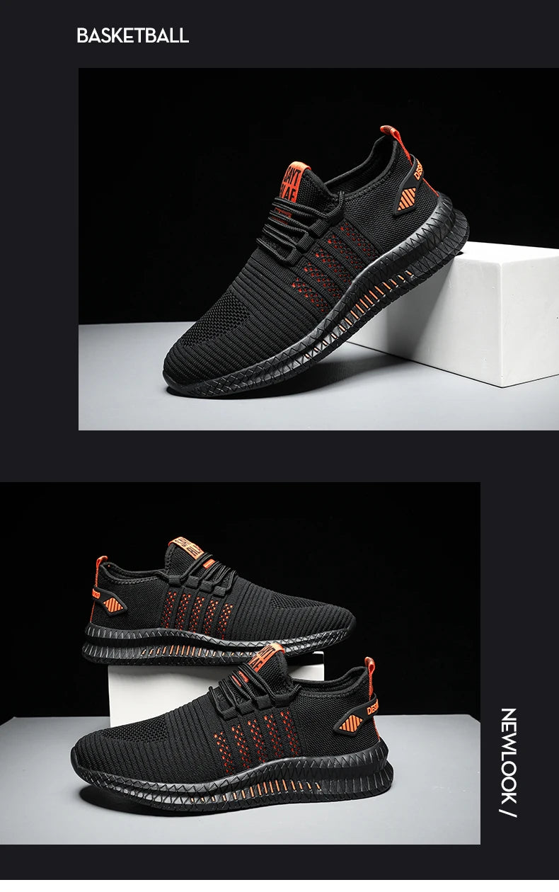 Scarpe Da Ginnastica Alla Moda Da Uomo Leggere Traspiranti Scarpe Da Passeggio Stringate Casual Calzature Maschili