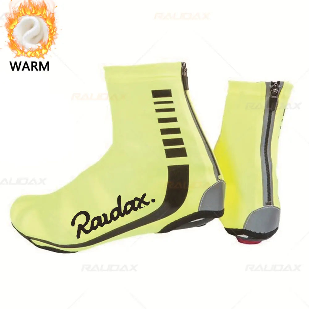 Copriscarpe Termici Invernali Raudax Antivento Per MTB Strada Equitazione All Aperto