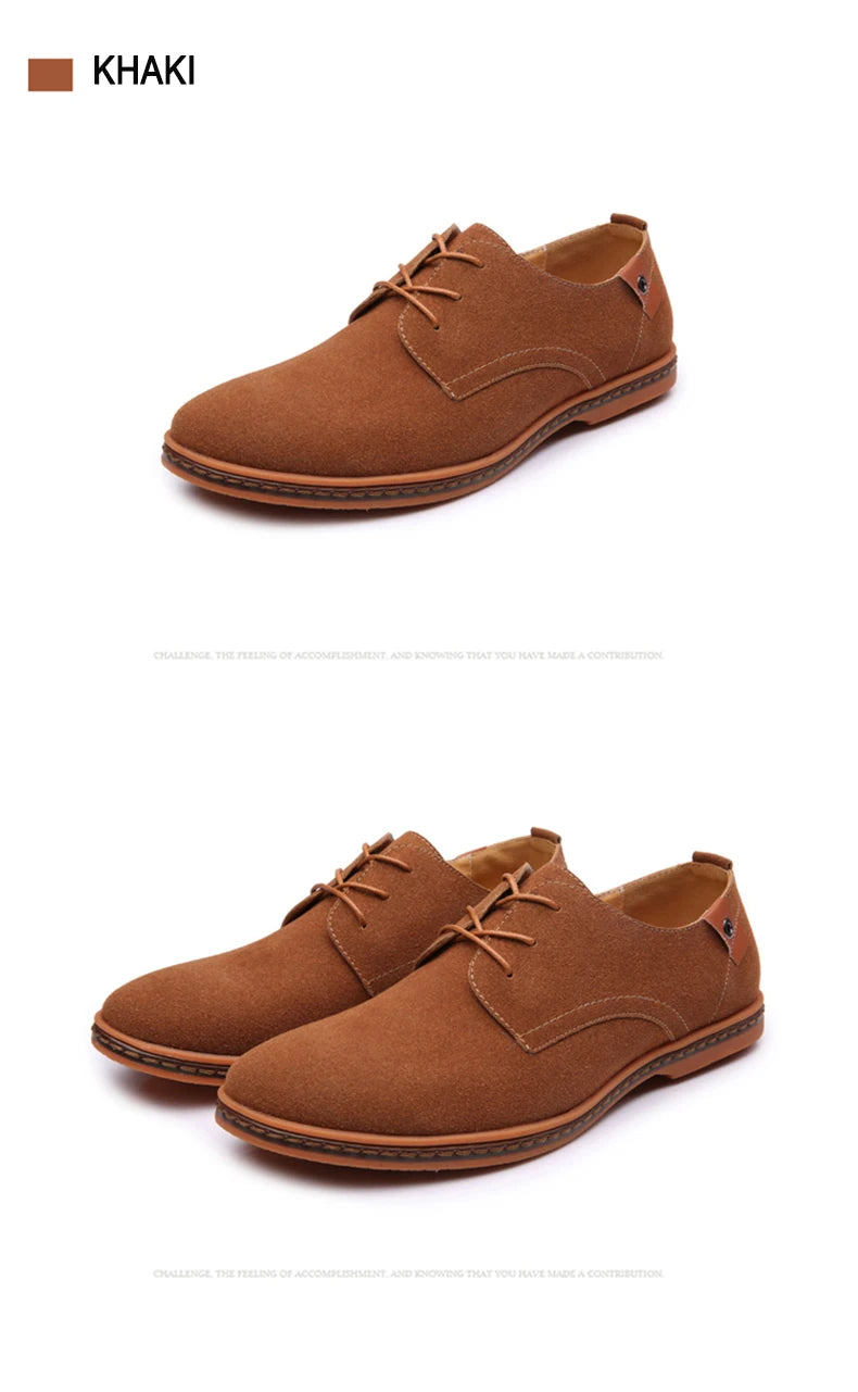 Scarpe Da Uomo In Pelle Scamosciata Primaverili Oxford E Sneakers Classiche Scarpe Eleganti Comode Grandi Misure 2025