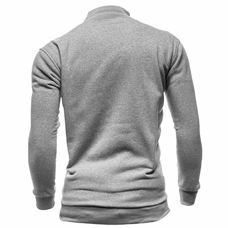 MRMT 2026 Nuove Felpe Da Uomo Senza Cappuccio Con Zip Frontale E Collo Alto Pullover Maschili