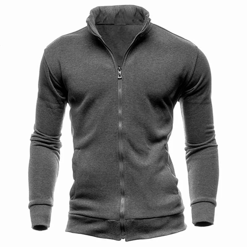MRMT 2026 Nuove Felpe Da Uomo Senza Cappuccio Con Zip Frontale E Collo Alto Pullover Maschili