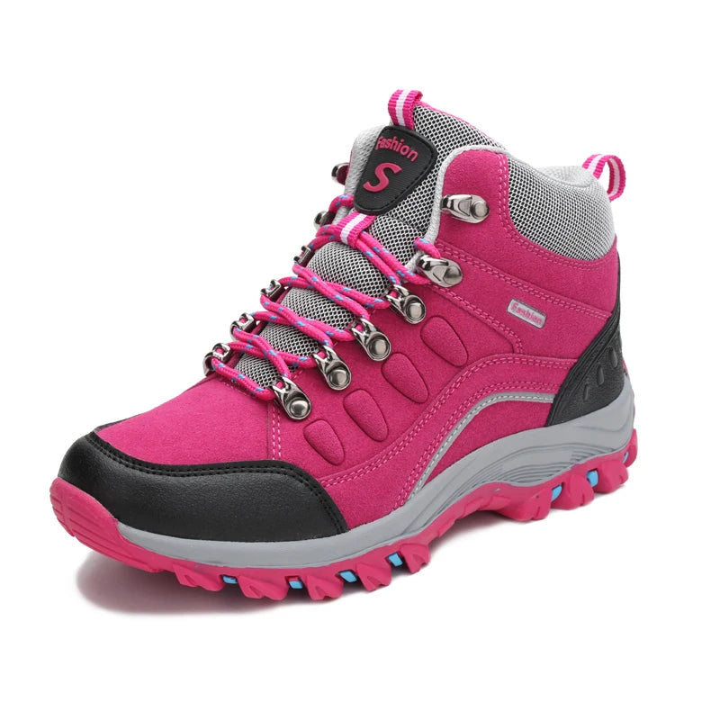 Scarpe Trekking Da Donna All Aperto Con Alta Imbottitura Antiscivolo Sneaker Casual Da Arrampicata