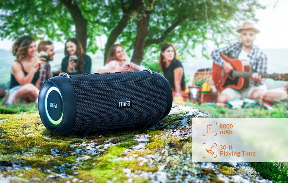 Altoparlante Bluetooth Mifa A90 60 W PMPO Portatile Per Campeggio E Feste All Aperto Suono Potente Con Bassi Profondi