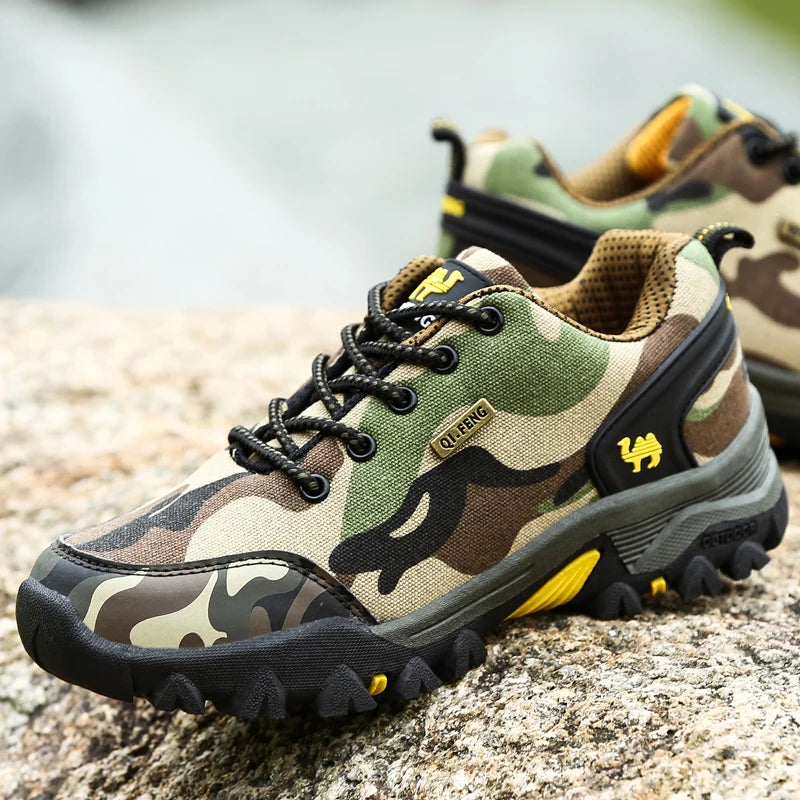 Scarpe Mimetiche Da Esterno Unisex Per Trekking E Trail Running Verde Militare Traspiranti Con Aumento Di Altezza