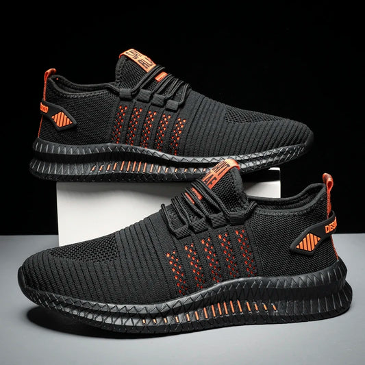 Scarpe Da Ginnastica Alla Moda Da Uomo Leggere Traspiranti Scarpe Da Passeggio Stringate Casual Calzature Maschili