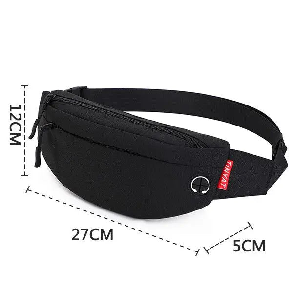 Marsupio Da Uomo Borsa Da Viaggio Cintura Per Telefono Grande Casual Fanny Banana Bag Tasche Sui Fianchi