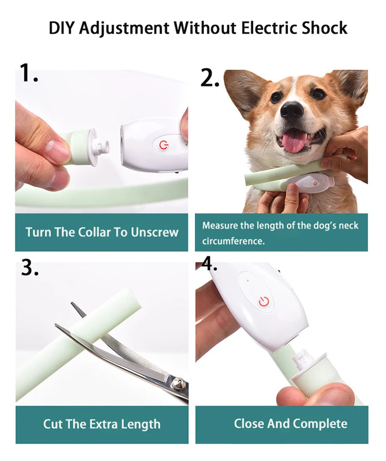 Collare Per Cani LED Ricaricabile USB Lampeggiante Luce Di Sicurezza E Visibilità Per Animali Domestici