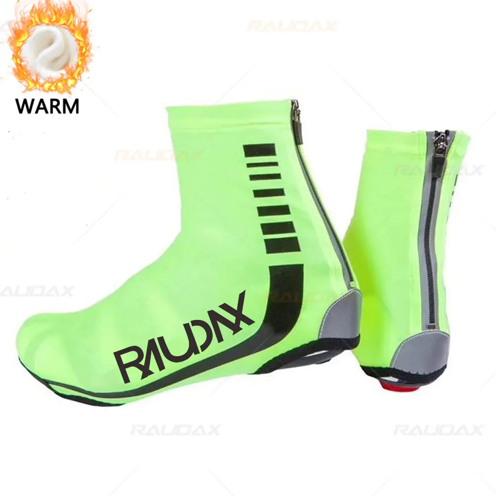 Copriscarpe Termici Invernali Raudax Antivento Per MTB Strada Equitazione All Aperto