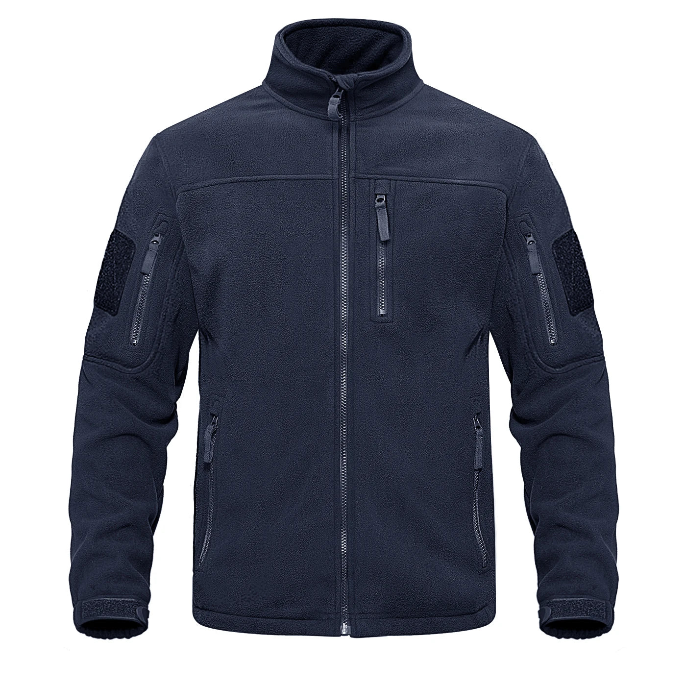 Tacvasen Giacca In Pile Full Zip Verde Da Uomo Con Tasche Con Cerniera Termica Per Lavoro E Escursionismo Outwear