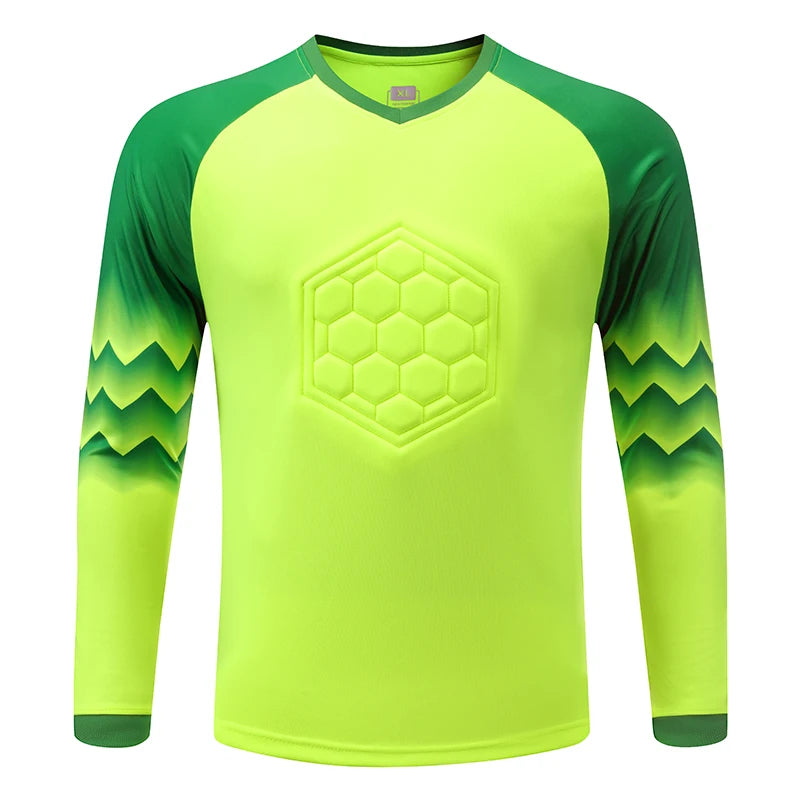Nuova Uniforme Da Calcio Allenamento Uomo Portiere Maglia Da Calcio Per Bambini Set Pantaloni Protettivi In Poliestere