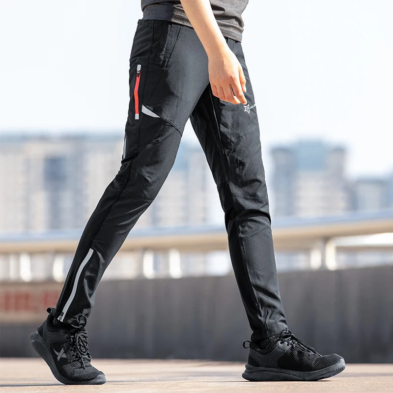 Rockbros Pantaloni Da Ciclismo Leggeri E Comodi Uomo Donna Primavera Estate Traspiranti Alta Elasticità Riflettenti