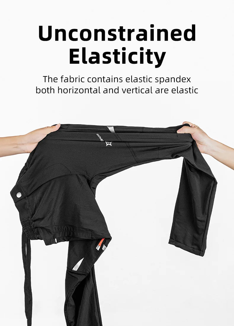 Rockbros Pantaloni Da Ciclismo Leggeri E Comodi Uomo Donna Primavera Estate Traspiranti Alta Elasticità Riflettenti