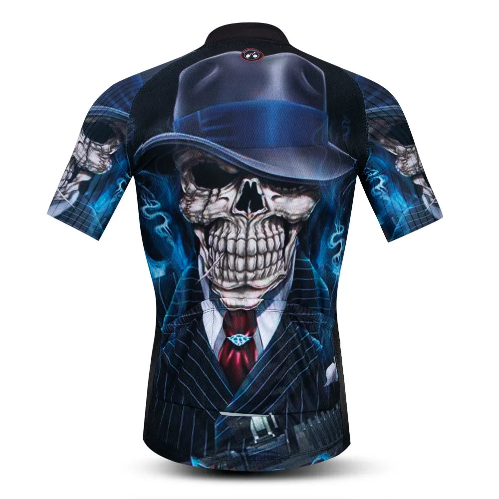 Maglia Ciclismo Estiva Uomo Traspirante A Maniche Corte Con Tasche Per Mountain Bike