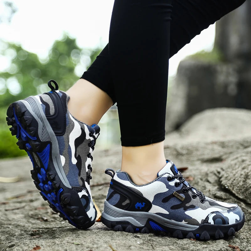 Scarpe Mimetiche Da Esterno Unisex Per Trekking E Trail Running Verde Militare Traspiranti Con Aumento Di Altezza