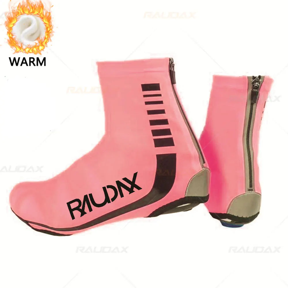 Copriscarpe Termici Invernali Raudax Antivento Per MTB Strada Equitazione All Aperto