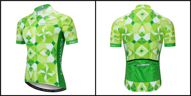 Keyiyuan Maglia Ciclismo Uomo Maniche Corte Estate Per Gara Triathlon MTB Abbigliamento Sportivo Bici