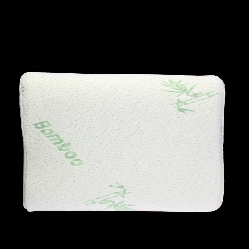 Cuscino Memory Foam Regolabile In Bambu Per Collo E Spalle Sostegno Morbido Con Profilo A Onda Rimbalzo Lento