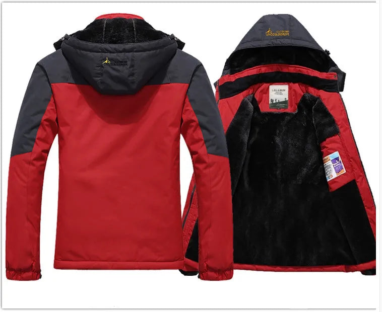 Parka Invernale Da Uomo Antivento Frangivento Plus Con Pelliccia Calda E Spessa Giacche A Vento Militari Senza Cappuccio