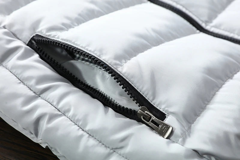 Gilet Da Uomo Imbottito In Cotone Con Colletto Mandarino Senza Maniche Moda Invernale Abbigliamento Casual Grande Taglia