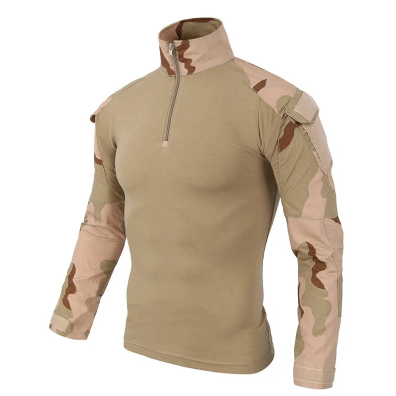 Camicia Militare Mege Camouflage Army Unisex Tactical Battle Combat Shirt Softair Per Forze Speciali USMC