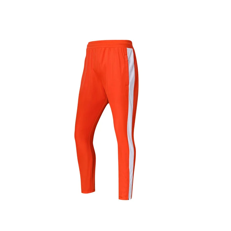 Tuta Sportiva Da Uomo Arancione Con Cerniera Completa Giacca E Pantaloni Per Allenamento Calcio Halloween